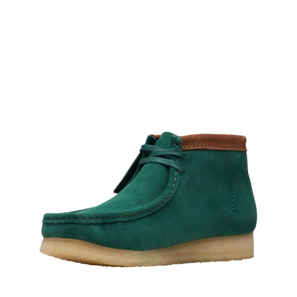 Clarks Mens Wallabee Boot Green Boots (NWT) - Picture 4 of 6